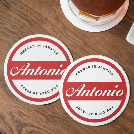 Antonio Stripe Beer Mat
